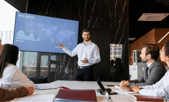 Multicultural conference participants discussing with translation support in San Francisco. Multicultural conference participants discussing with translation support in San Francisco.