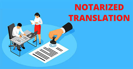 notarized translation example
