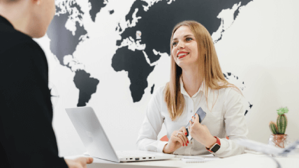 Professional translator working on the brochure translation for successful international marketing campaigns and engagement. Professional translator working on the brochure translation for successful international marketing campaigns and engagement.