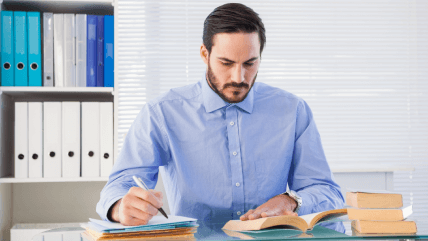 A business expert translator working document translations to ensuring professional communication across different languages. A business expert translator working document translations to ensuring professional communication across different languages.