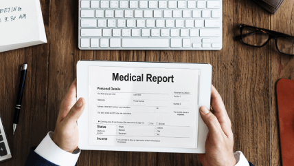 A healthcare expert reviews medical records to ensuring clear and accurate translations for global documentation needs. A healthcare expert reviews medical records to ensuring clear and accurate translations for global documentation needs.
