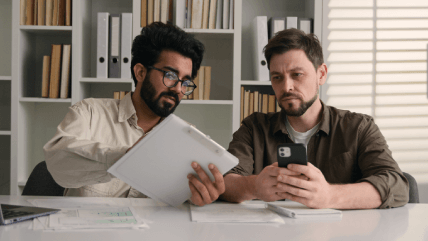 A translator reviewing financial documents, emphasizing Hebrew financial translation services tailored to business needs. A translator reviewing financial documents, emphasizing Hebrew financial translation services tailored to business needs.