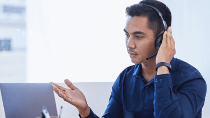 Translator working on telecommunication translation helping businesses achieve seamless communication with accuracy. Translator working on telecommunication translation helping businesses achieve seamless communication with accuracy.