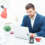 professional translator working on Spanish document translation.